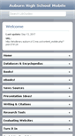 Mobile Screenshot of ahslibrary.auburn.k12.ma.us