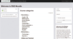 Desktop Screenshot of moodle.ridgway.k12.co.us