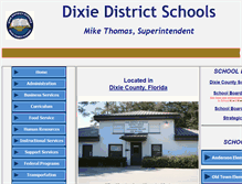 Tablet Screenshot of dixieschools.dixie.k12.fl.us