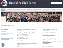 Tablet Screenshot of bhs.brookline.k12.ma.us