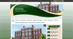 Desktop Screenshot of dover.k12.nh.us