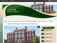 Tablet Screenshot of dover.k12.nh.us