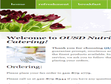 Tablet Screenshot of catering.ousd.k12.ca.us