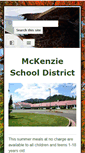 Mobile Screenshot of mckenzie.k12.or.us
