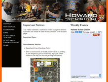 Tablet Screenshot of howard.k12.sd.us
