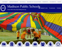 Tablet Screenshot of madison.k12.ct.us