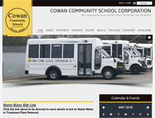 Tablet Screenshot of cowan.k12.in.us