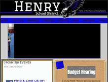 Tablet Screenshot of henry.k12.sd.us