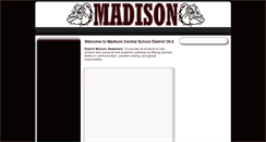 Desktop Screenshot of madison.k12.sd.us
