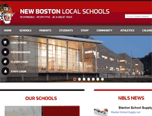 Tablet Screenshot of newboston.k12.oh.us
