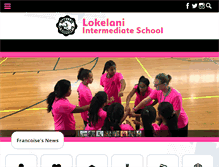 Tablet Screenshot of lokelani.k12.hi.us