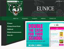 Tablet Screenshot of euniceelem.slp.k12.la.us