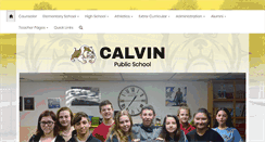 Desktop Screenshot of calvin.k12.ok.us