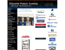 Tablet Screenshot of doland.k12.sd.us