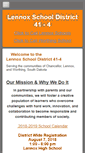 Mobile Screenshot of lennox.k12.sd.us