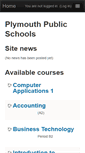 Mobile Screenshot of moodle.plymouth.k12.ma.us