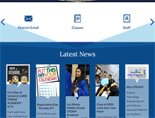 Tablet Screenshot of losnietosms.losnietos.k12.ca.us