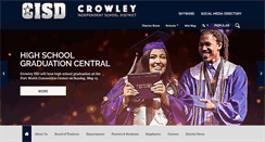 Desktop Screenshot of crowley.k12.tx.us