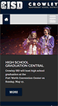 Mobile Screenshot of crowley.k12.tx.us