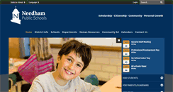 Desktop Screenshot of needham.k12.ma.us