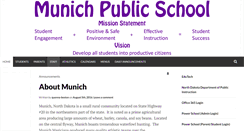 Desktop Screenshot of munich.k12.nd.us