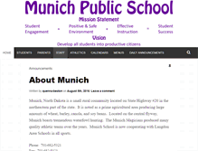 Tablet Screenshot of munich.k12.nd.us