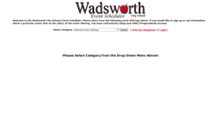Desktop Screenshot of event.wadsworth.k12.oh.us