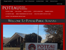 Tablet Screenshot of poteau.k12.ok.us