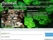 Tablet Screenshot of cloverdale.k12.in.us