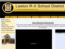 Tablet Screenshot of leeton.k12.mo.us