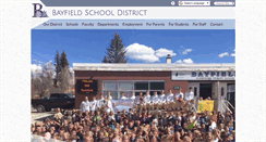 Desktop Screenshot of bayfield.k12.co.us