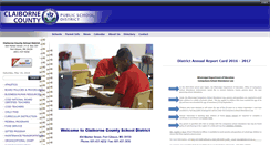 Desktop Screenshot of claiborne.k12.ms.us
