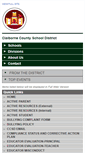 Mobile Screenshot of claiborne.k12.ms.us