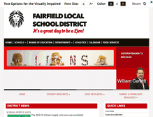 Tablet Screenshot of fairfield-highland.k12.oh.us