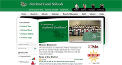 Desktop Screenshot of fairland.k12.oh.us