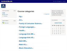 Tablet Screenshot of moodle.archbold.k12.oh.us