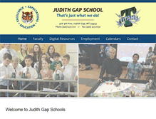 Tablet Screenshot of judithgap.k12.mt.us
