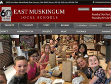 Tablet Screenshot of east-muskingum.k12.oh.us