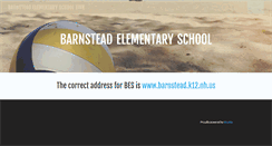Desktop Screenshot of barnstead.k12.nh.us