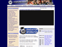 Tablet Screenshot of hanover.k12.va.us