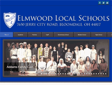 Tablet Screenshot of elmwood.k12.oh.us