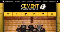 Desktop Screenshot of cement.k12.ok.us