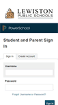 Mobile Screenshot of powerschool.lewiston.k12.me.us