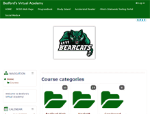 Tablet Screenshot of moodle.bedford.k12.oh.us