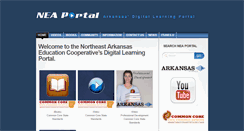 Desktop Screenshot of neaportal.k12.ar.us