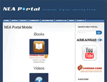Tablet Screenshot of neaportal.k12.ar.us