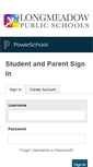 Mobile Screenshot of powerschool.longmeadow.k12.ma.us
