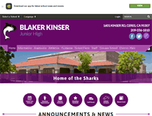 Tablet Screenshot of blaker.ceres.k12.ca.us