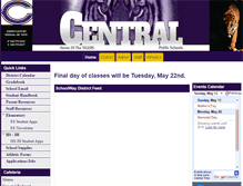 Tablet Screenshot of centralps.k12.ok.us