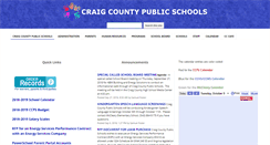 Desktop Screenshot of craig.k12.va.us